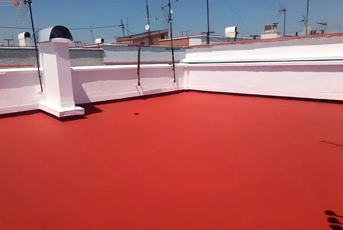 Reparación e impermeabilización de terraza hecha por Los Pintores en Sevilla